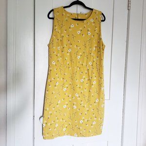 Old Navy Midi Floral Ponte-Knit Sheath Dress